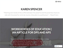 Tablet Screenshot of karenmelhuishspencer.com